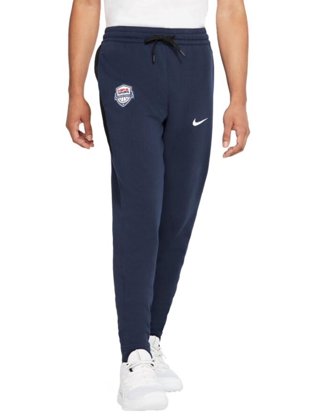 Men's Nike Navy USA Basketball Showtime Pants